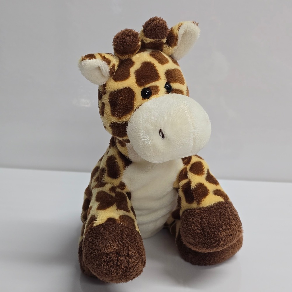 Ty Pluffies Tiptop the Giraffe Brown Cream Soft Tylux Stuffed Animal Safari